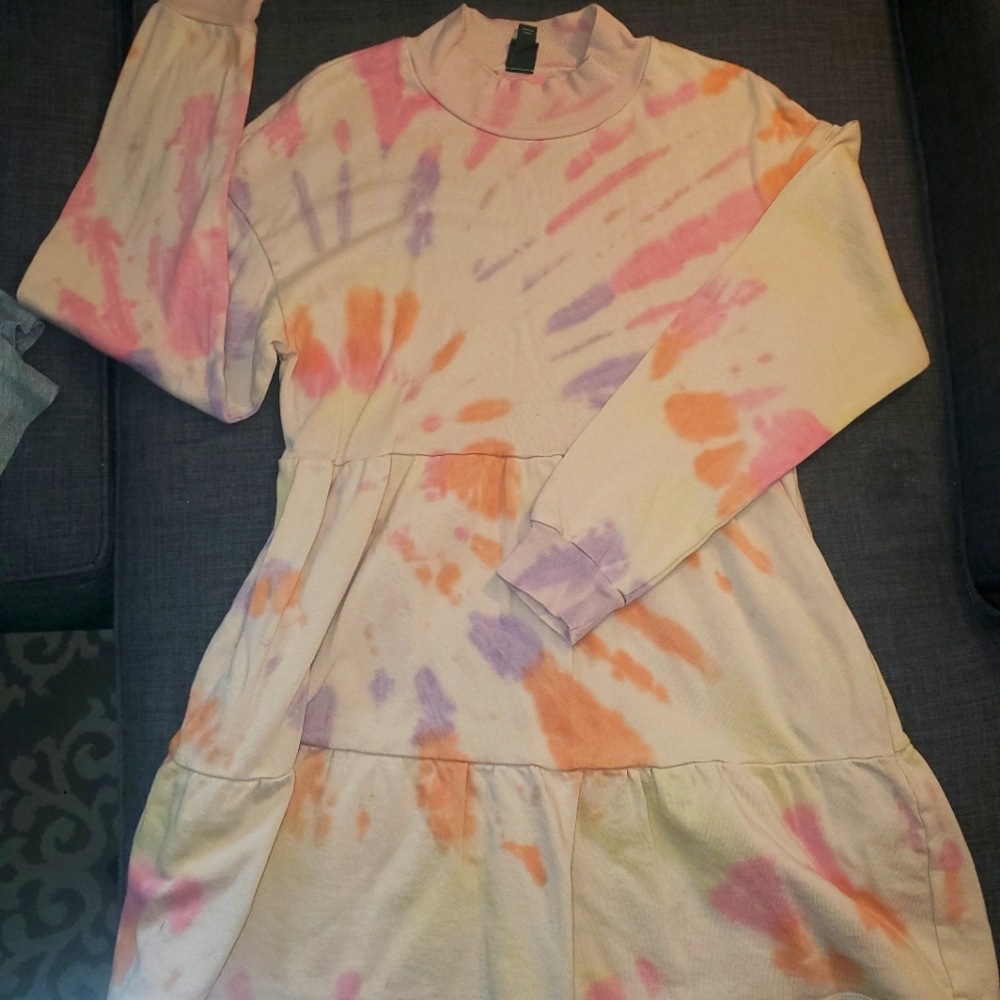 Tye Dye Sweatshirt dress